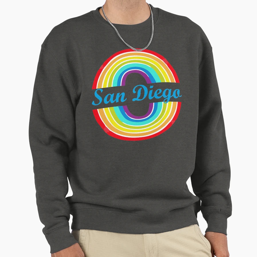 San Diego California Sweatshirt - Trendy Graphic Unisex - T-Shirt, Sweatshirt, Hoodie