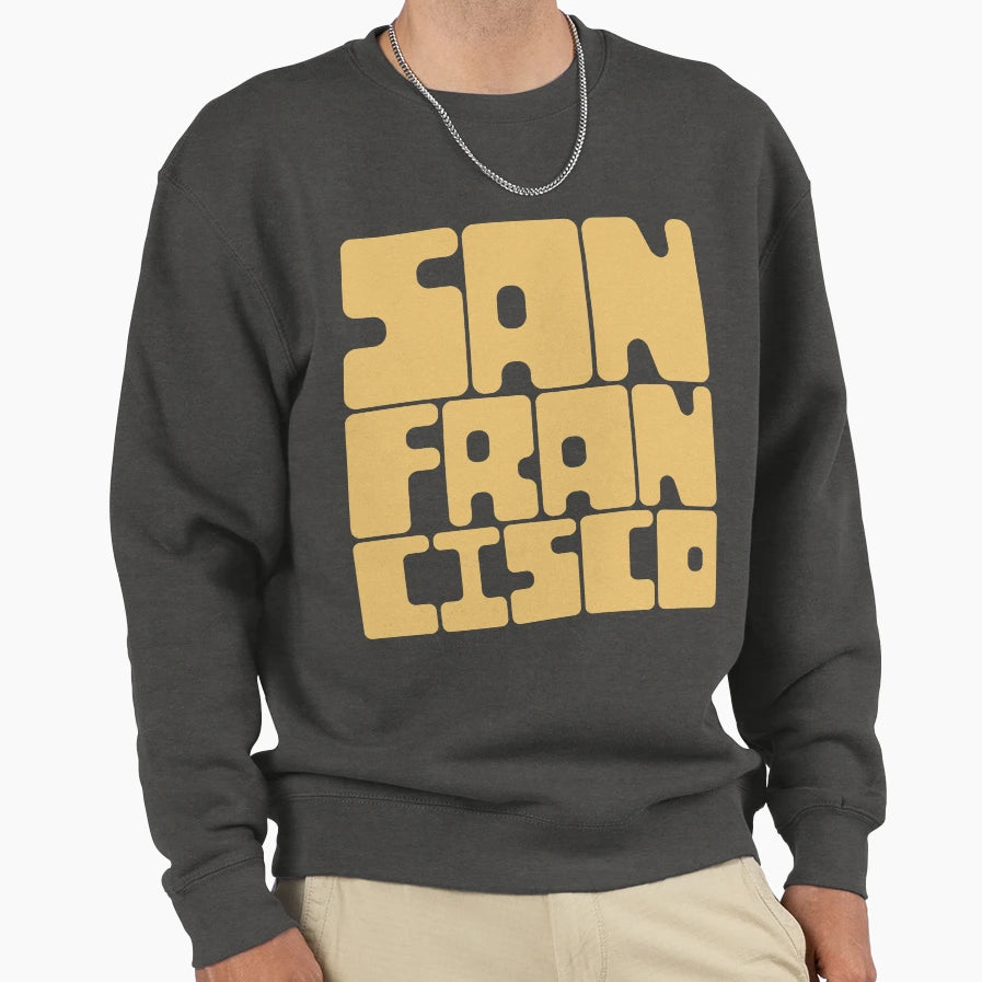 San Francisco Cornsilk Yellow Sweatshirt - Streetwear Style Men Women - T-Shirt, Sweatshirt, Hoodie