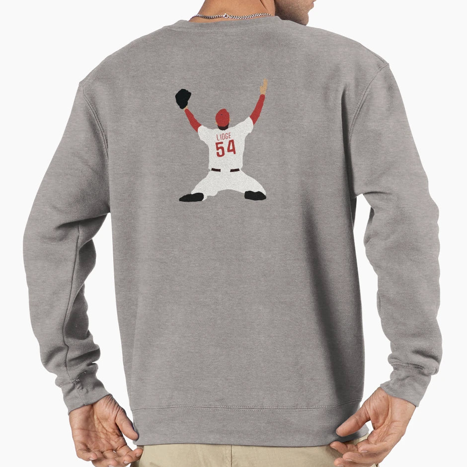 Brad Lidge Sweatshirt - Minimalist Print Men Women - T-Shirt, Sweatshirt, Hoodie