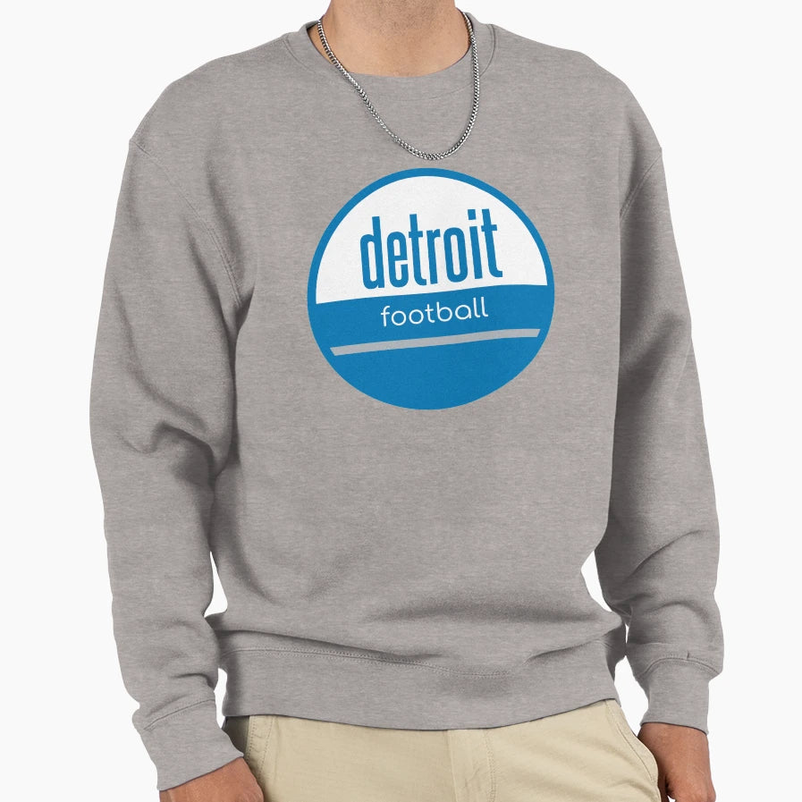 Detroit Football Sweatshirt - Trendy Graphic Unisex - T-Shirt, Sweatshirt, Hoodie