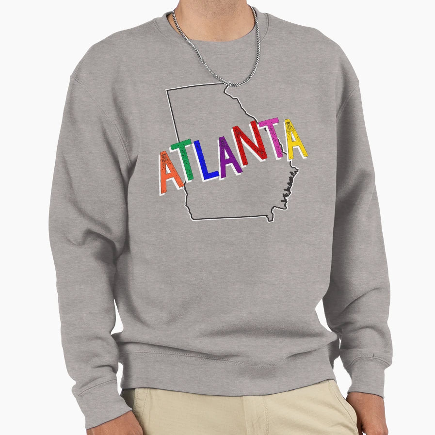 Atlanta Sweatshirt - Custom Art Print Unisex - T-Shirt, Sweatshirt, Hoodie