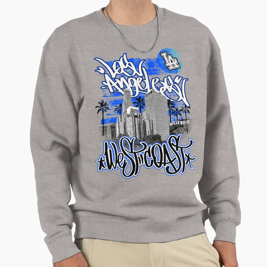 Los Angeles Buildings Sweatshirt - Minimalist Print for Adults - T-Shirt, Sweatshirt, Hoodie