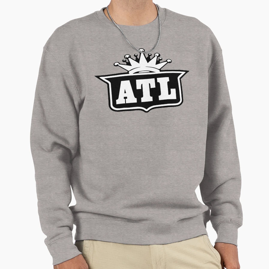 Atl Clean Sweatshirt - Minimalist Print Unisex - T-Shirt, Sweatshirt, Hoodie