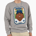 Baseball Blue Pinstripes Sweatshirt - Fun Novelty Design for Adults - T-Shirt, Sweatshirt, Hoodie