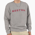Boston Sweatshirt - Minimalist Print Men Women - T-Shirt, Sweatshirt, Hoodie