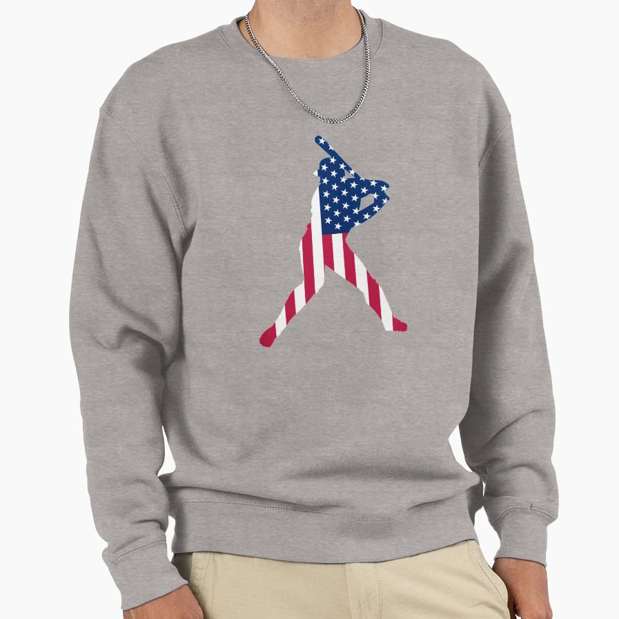 Usa Is Baseball Sweatshirt - Fun Novelty Design for Adults - T-Shirt, Sweatshirt, Hoodie