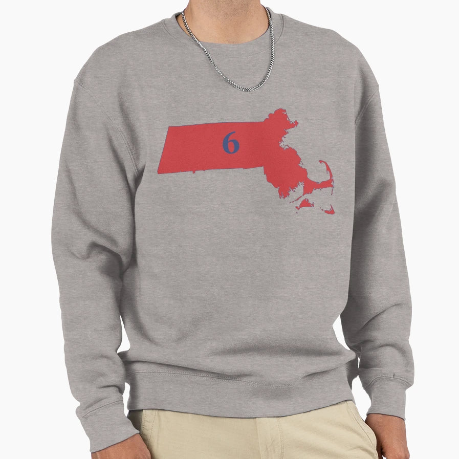 Massachusetts Sixth State Sweatshirt - Novelty Apparel Men Women - T-Shirt, Sweatshirt, Hoodie