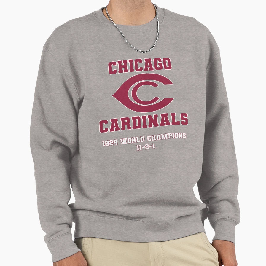 Chicago Cardinals 1924 World Champs Sweatshirt - Graphic Print for Adults - T-Shirt, Sweatshirt, Hoodie
