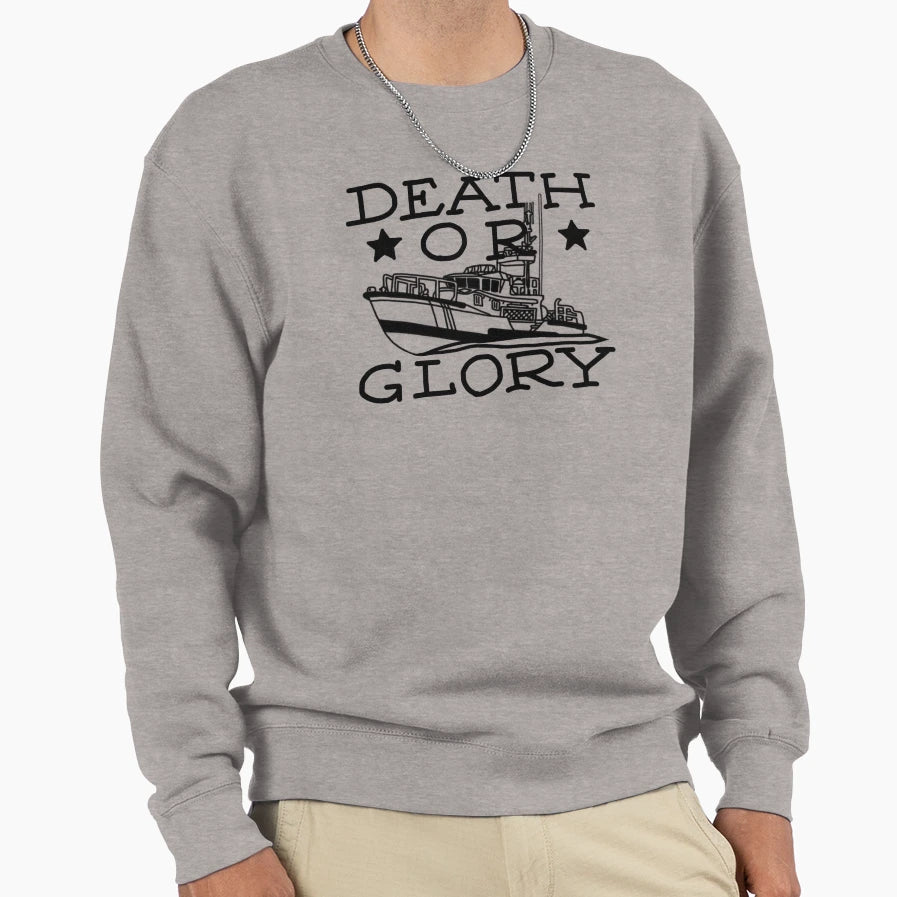 Death Or Glory 47 Mlb B W Sweatshirt - Unique Graphic Men Women - T-Shirt, Sweatshirt, Hoodie