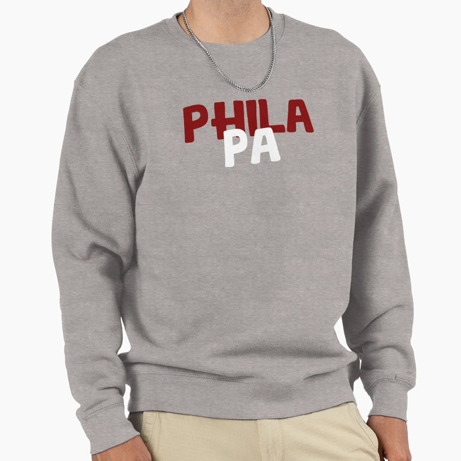 Philadelphia Pa Sweatshirt - Unique Graphic for Adults - T-Shirt, Sweatshirt, Hoodie