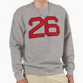 Boston Retired Number 26 And Boston T-Shirt - Graphic Print Men Women - T-Shirt, Sweatshirt, Hoodie