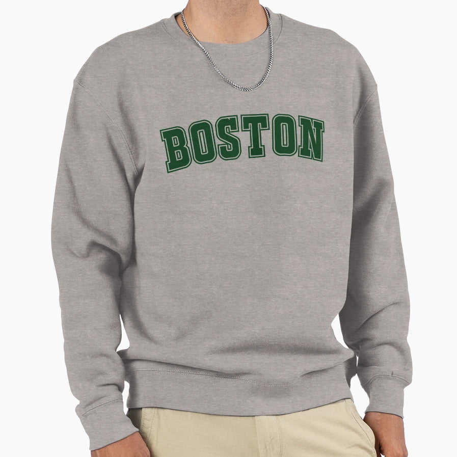Boston Massachusetts Sweatshirt - Aesthetic Graphic Men Women - T-Shirt, Sweatshirt, Hoodie