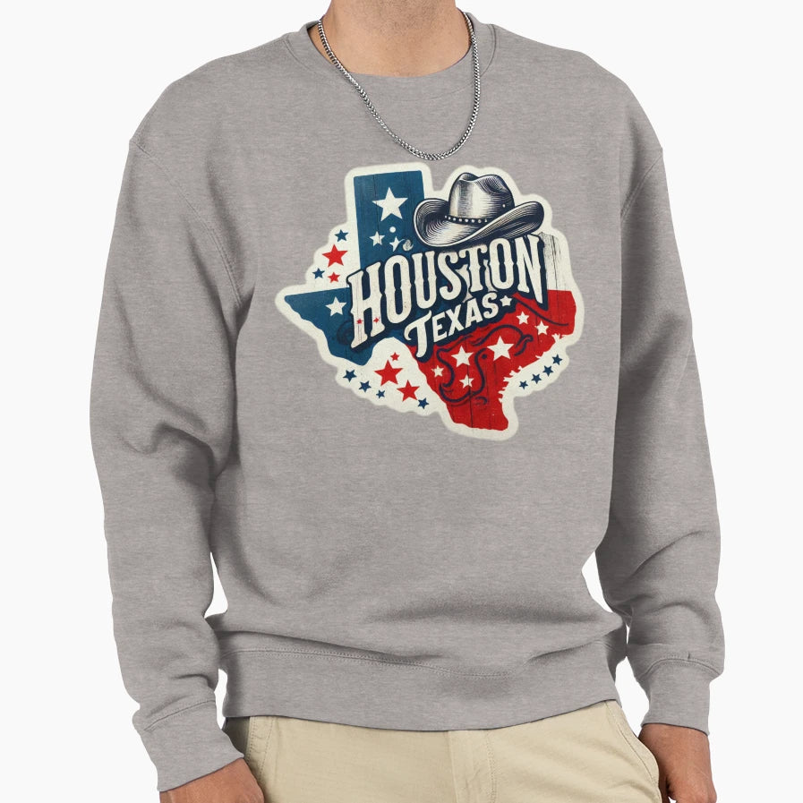 Houston Texast T-Shirt - Graphic Print Men Women - T-Shirt, Sweatshirt, Hoodie