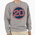Alex Cora 20 Jersey Number Sweatshirt - Novelty Apparel Unisex - T-Shirt, Sweatshirt, Hoodie
