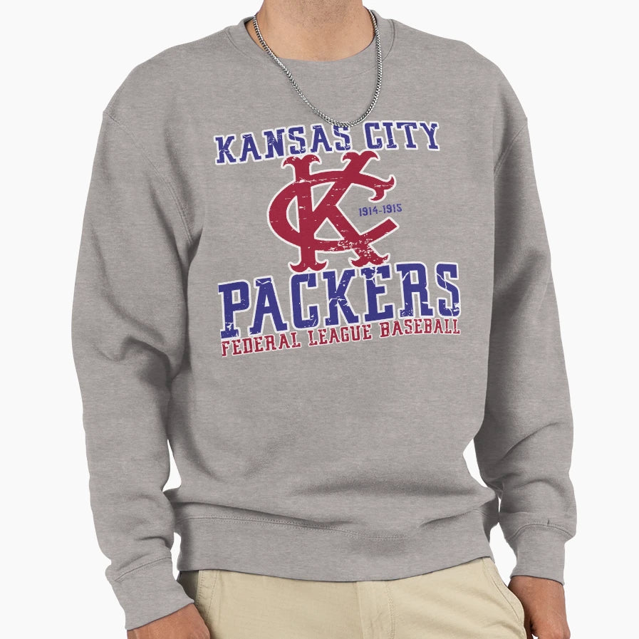Kansas City Packers Defunct Team Sweatshirt - Custom Art Print Men Women - T-Shirt, Sweatshirt, Hoodie