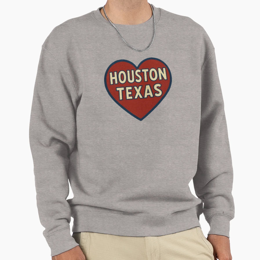 Houston Texas Sweatshirt - Novelty Apparel Unisex - T-Shirt, Sweatshirt, Hoodie