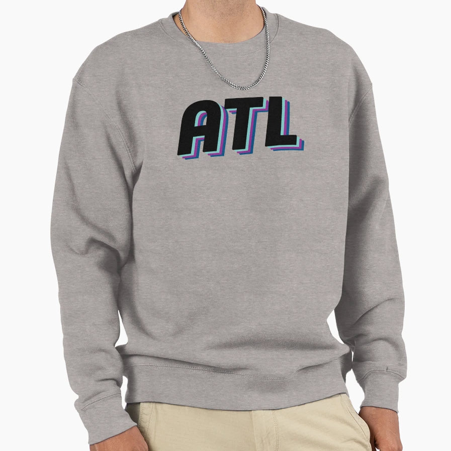 Blurple Atl Sweatshirt - Trendy Graphic for Adults - T-Shirt, Sweatshirt, Hoodie