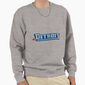 Unique Detroit Font Sweatshirt - Casual Everyday Wear Unisex - T-Shirt, Sweatshirt, Hoodie