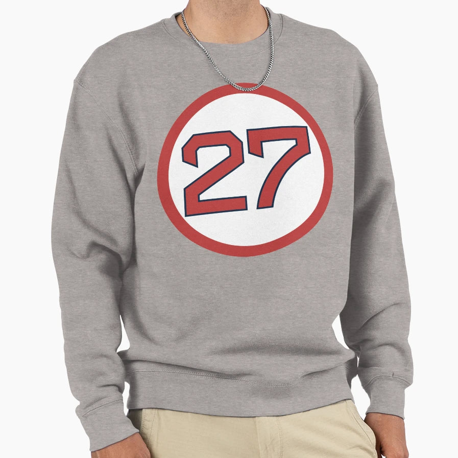 Carlton Fisk 27 Jersey Number Sweatshirt - Graphic Print Unisex - T-Shirt, Sweatshirt, Hoodie