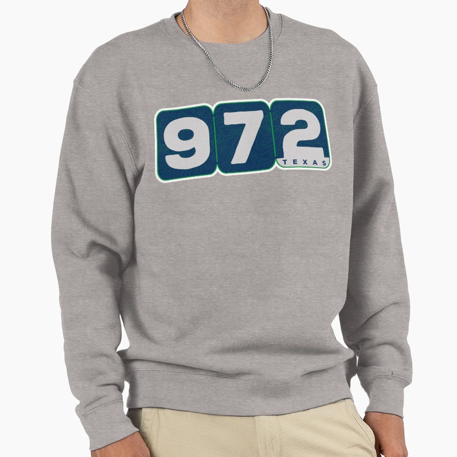 Area Code 972 Pt 3 Sweatshirt - Casual Everyday Wear Unisex - T-Shirt, Sweatshirt, Hoodie