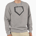 Baseball Home Plate Sweatshirt - Casual Everyday Wear Unisex - T-Shirt, Sweatshirt, Hoodie