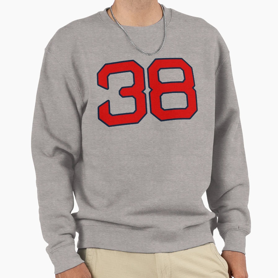 Number 38 Boston Retired Number And T-Shirt - Unique Graphic for Adults - T-Shirt, Sweatshirt, Hoodie