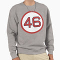 Bob Stanley 46 Jersey Number Sweatshirt - Casual Everyday Wear for Adults - T-Shirt, Sweatshirt, Hoodie