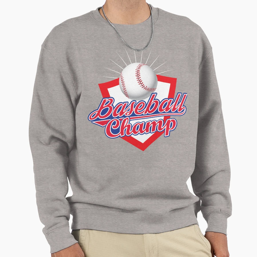 Baseball Field Sweatshirt - Casual Everyday Wear for Adults - T-Shirt, Sweatshirt, Hoodie