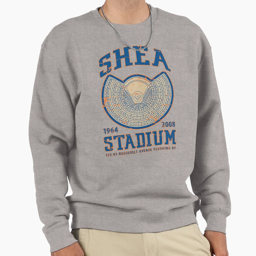 Shea Stadium Sweatshirt - Trendy Graphic Men Women - T-Shirt, Sweatshirt, Hoodie