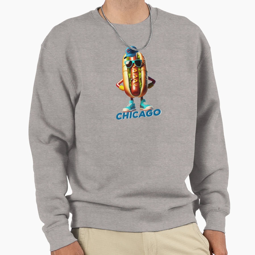 Chicago Sweatshirt - Unique Graphic for Adults - T-Shirt, Sweatshirt, Hoodie