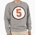 Brooks Robinson 5 Jersey Number Sweatshirt - Fun Novelty Design for Adults - T-Shirt, Sweatshirt, Hoodie