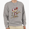 Baseball Monkey Sweatshirt - Fun Novelty Design for Adults - T-Shirt, Sweatshirt, Hoodie
