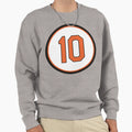 Adam Jones 10 Jersey Number Sweatshirt - Aesthetic Graphic Men Women - T-Shirt, Sweatshirt, Hoodie