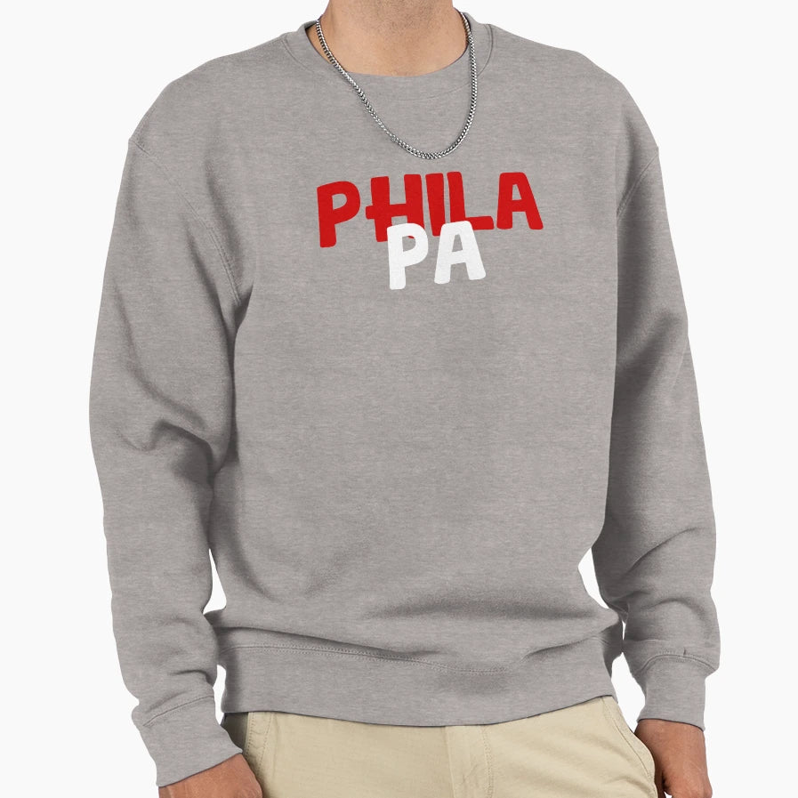 Philadelphia Pa Sweatshirt - Casual Everyday Wear for Adults - T-Shirt, Sweatshirt, Hoodie