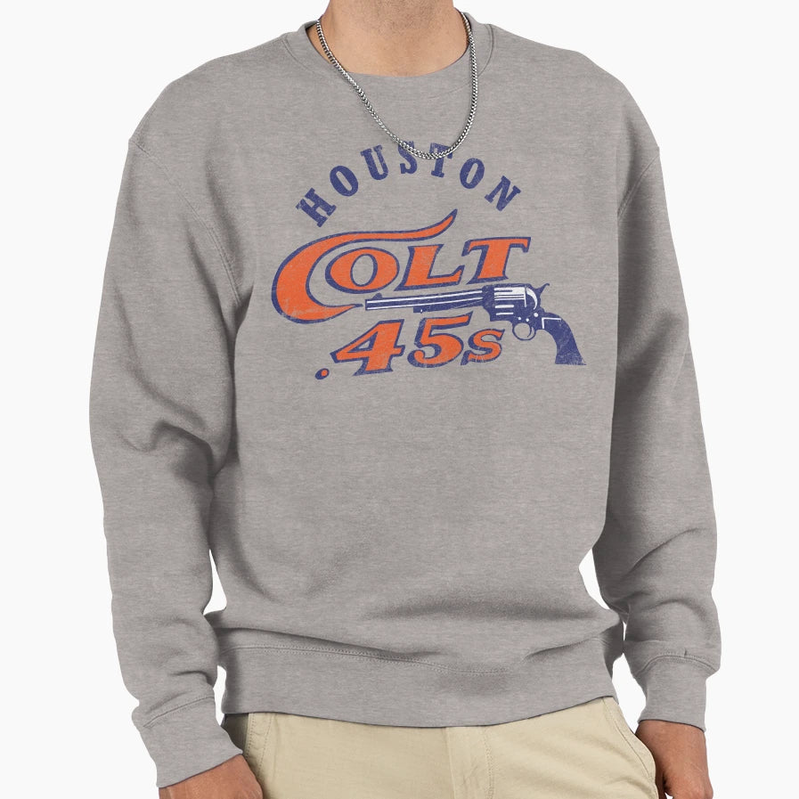 Houston Colt 45 Logo Sweatshirt - Trendy Graphic for Adults - T-Shirt, Sweatshirt, Hoodie