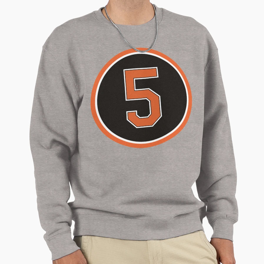 Brooks Robinson 5 Jersey Number Sweatshirt - Graphic Print Men Women - T-Shirt, Sweatshirt, Hoodie