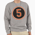 Brooks Robinson 5 Jersey Number Sweatshirt - Graphic Print Men Women - T-Shirt, Sweatshirt, Hoodie