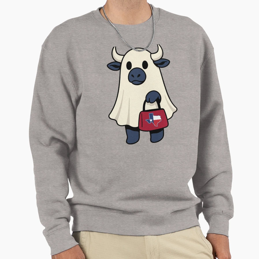 Houston Texans Ghost Sweatshirt - Unique Graphic Men Women - T-Shirt, Sweatshirt, Hoodie
