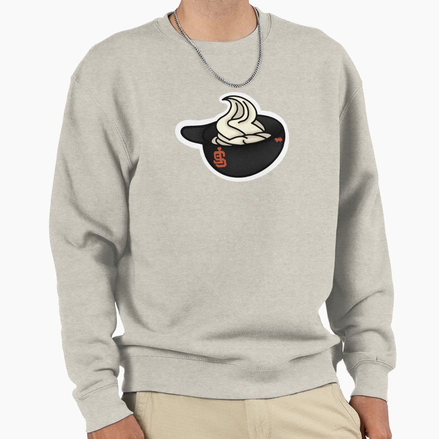 San Francisco Ice Cream Helmet Sweatshirt - Custom Art Print for Adults - T-Shirt, Sweatshirt, Hoodie