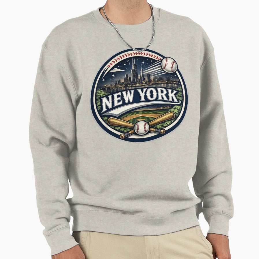 New York Sports Logo Nyc Fan Gear Hoodie - Casual Everyday Wear Men Women - T-Shirt, Sweatshirt, Hoodie