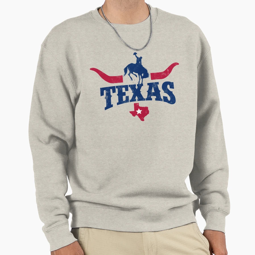 Texas Sweatshirt - Graphic Print Men Women - T-Shirt, Sweatshirt, Hoodie