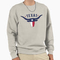 Texas State Flag Horns Sweatshirt - Trendy Graphic for Adults - T-Shirt, Sweatshirt, Hoodie