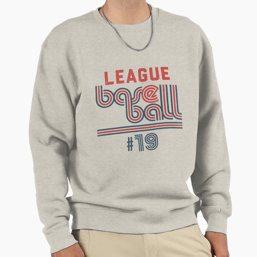 League Baseball 19 Athletic Sweatshirt - Unique Graphic Men Women - T-Shirt, Sweatshirt, Hoodie