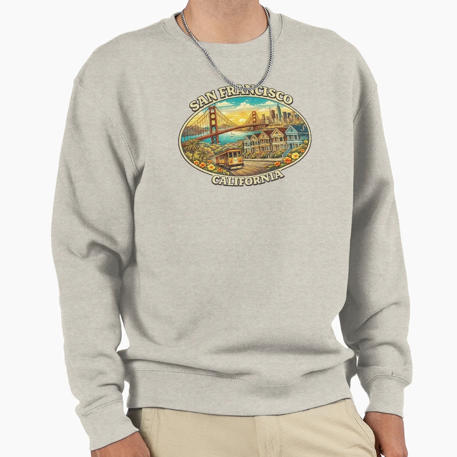 San Francisco Sweatshirt - Novelty Apparel for Adults - T-Shirt, Sweatshirt, Hoodie