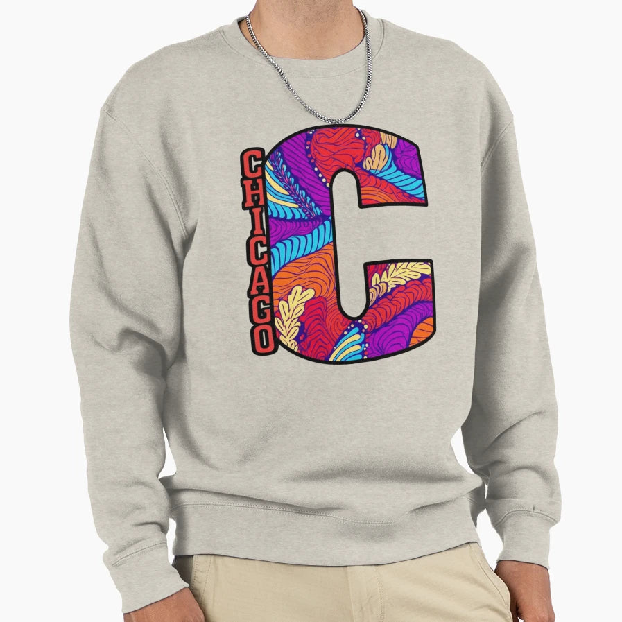 Chicago Sweatshirt - Trendy Graphic Unisex - T-Shirt, Sweatshirt, Hoodie