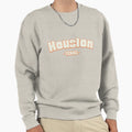 Houston Texas Groovy City Sweatshirt - Minimalist Print for Adults - T-Shirt, Sweatshirt, Hoodie