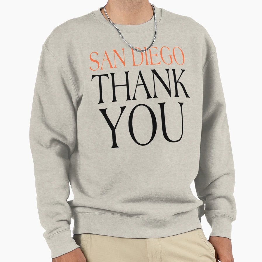 Respect San Diego Sweatshirt - Minimalist Print Men Women - T-Shirt, Sweatshirt, Hoodie