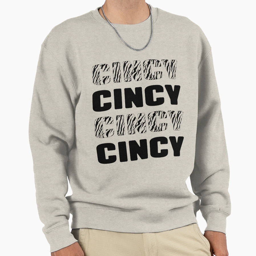 Cincy Cincy Cincy Cincy Sweatshirt - Aesthetic Graphic for Adults - T-Shirt, Sweatshirt, Hoodie