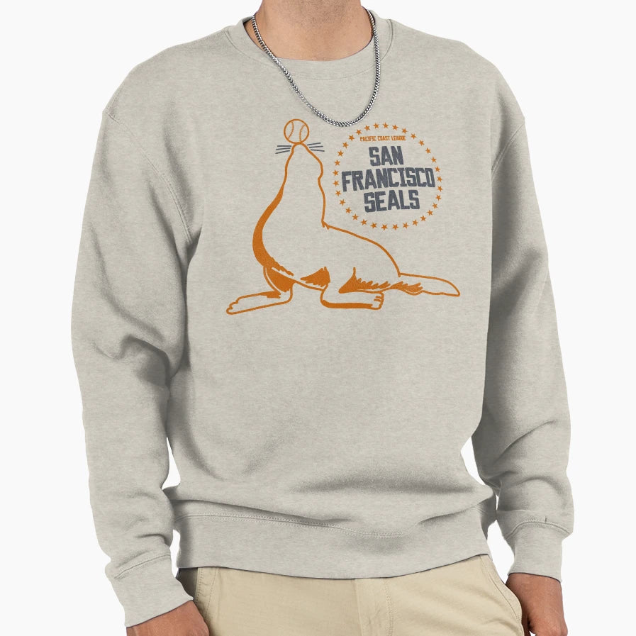 San Francisco Seals Baseball Team Sweatshirt - Custom Art Print Unisex - T-Shirt, Sweatshirt, Hoodie