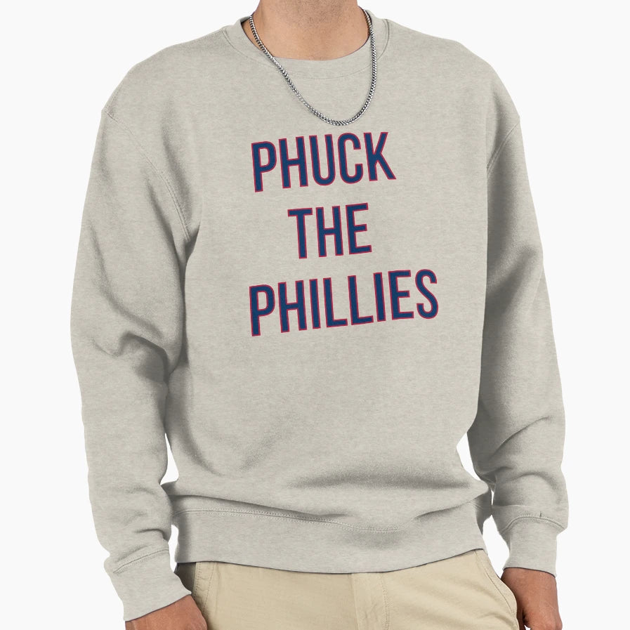 Phuck Phillies Sweatshirt - Minimalist Print Unisex - T-Shirt, Sweatshirt, Hoodie